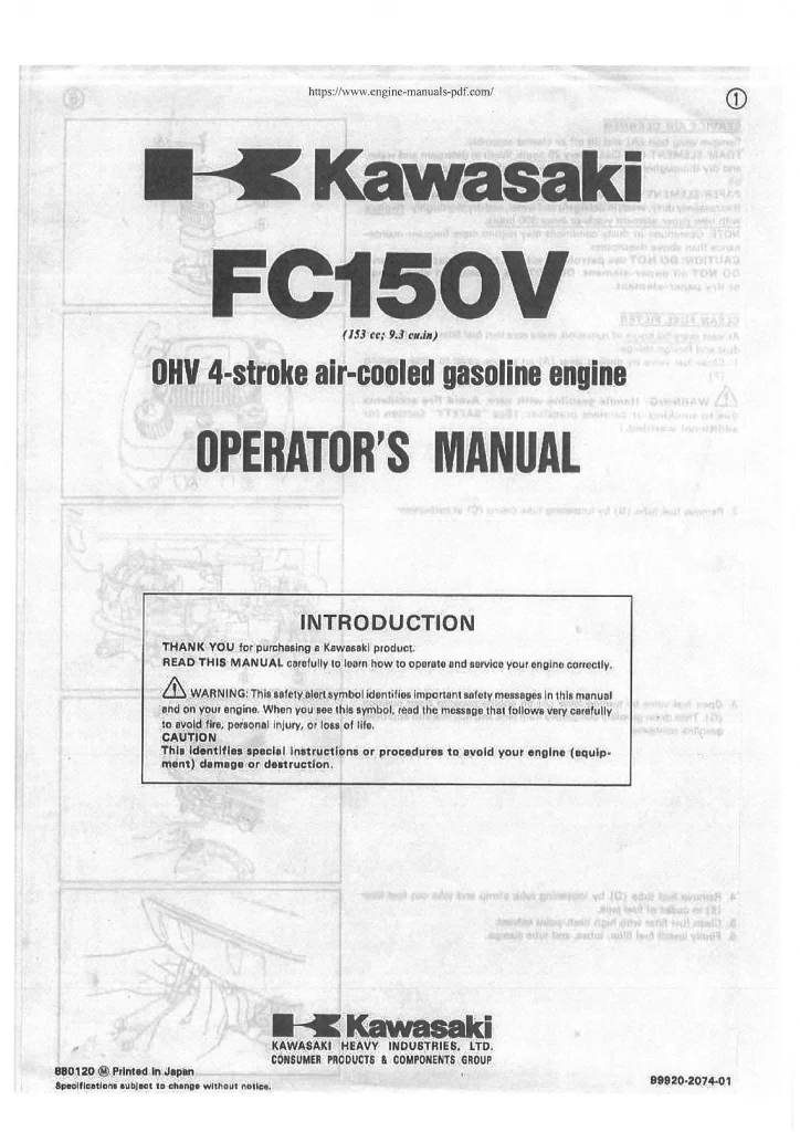 What Is the Kawasaki FC150V? (Beginner‑Friendly Explanation)