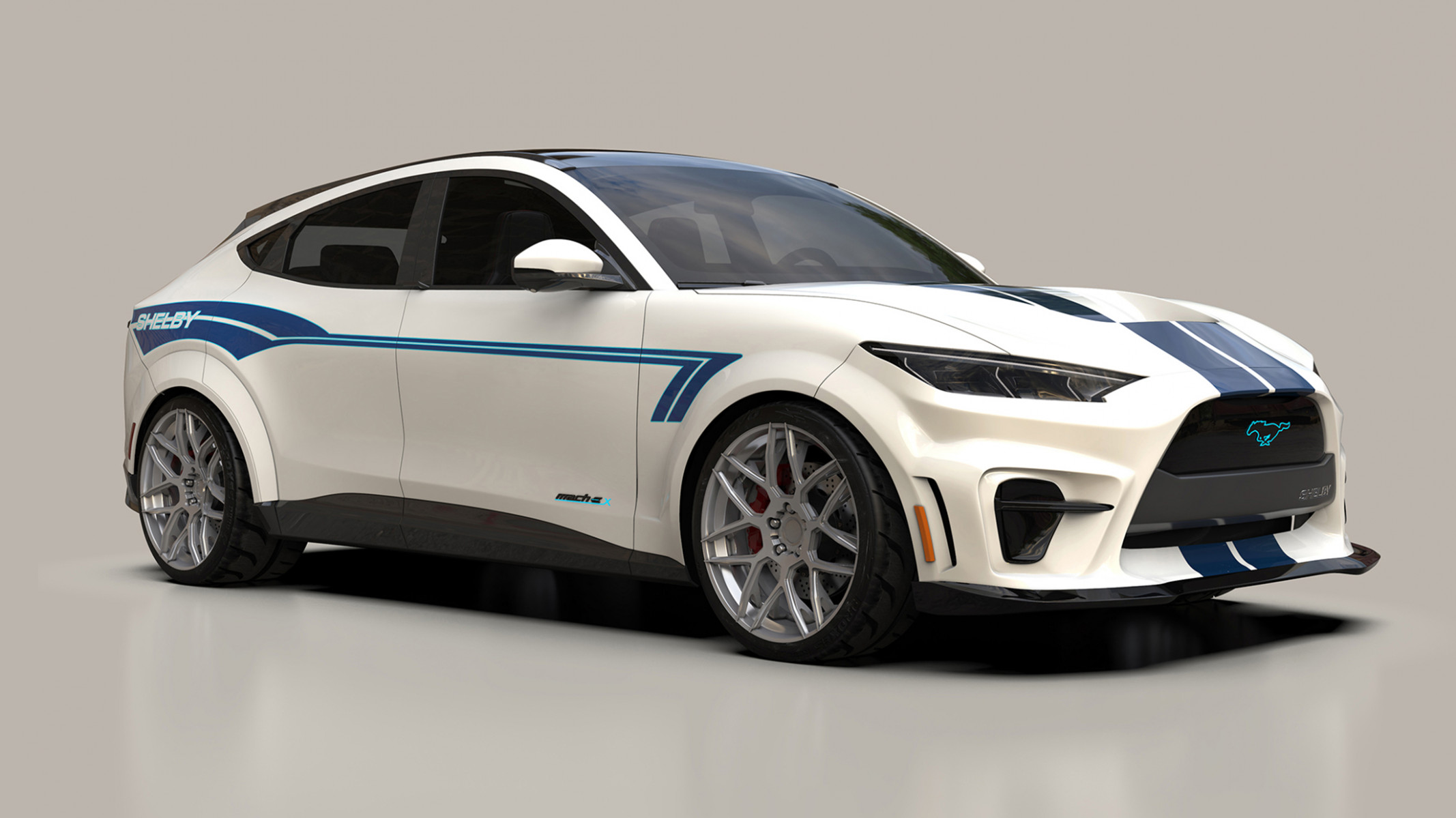 This is our first look at a Shelby Mustang Mach-E  Top Gear - mustang mach e gt
